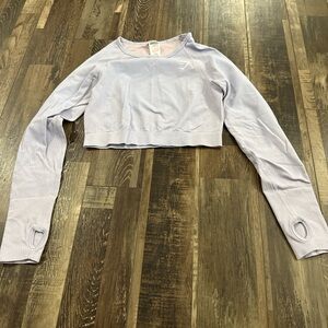 Gymshark Lavender Crop Top